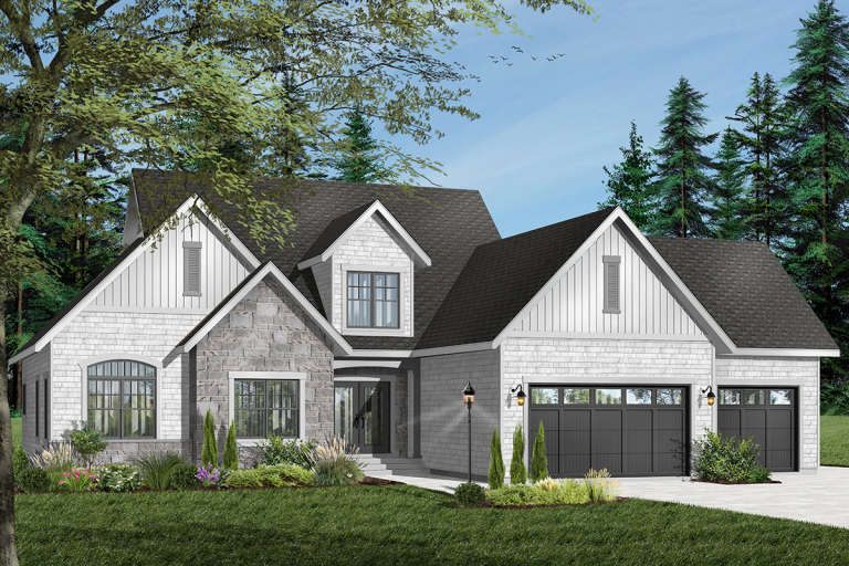 House Plan House Plan #10346 Front Elevation 