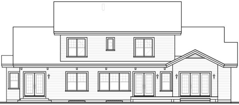 Craftsman House Plan #034-00407 Elevation Photo