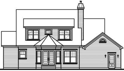 Country House Plan #034-00408 Elevation Photo