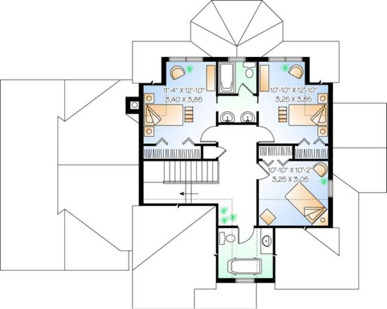 House Plan House Plan #10348 Drawing 2