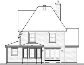 European House Plan #034-00410 Elevation Photo