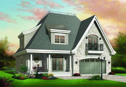 4 Bed, 3 Bath, 2641 Square Foot House Plan - #034-00412