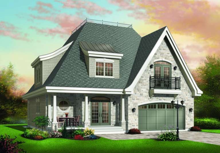 Country House Plan #034-00412 Elevation Photo