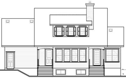 Traditional House Plan #034-00414 Elevation Photo