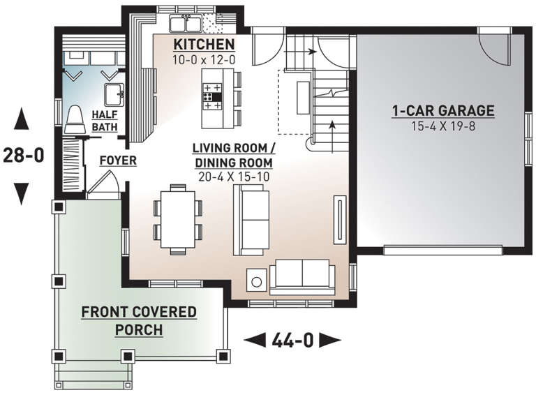 House Plan House Plan #10358 Drawing 1
