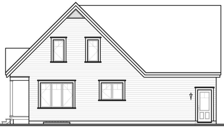 Country House Plan #034-00419 Elevation Photo