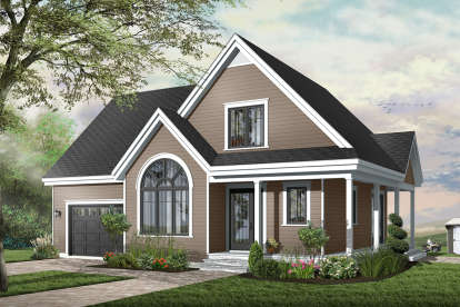 3 Bed, 2 Bath, 1457 Square Foot House Plan - #034-00419