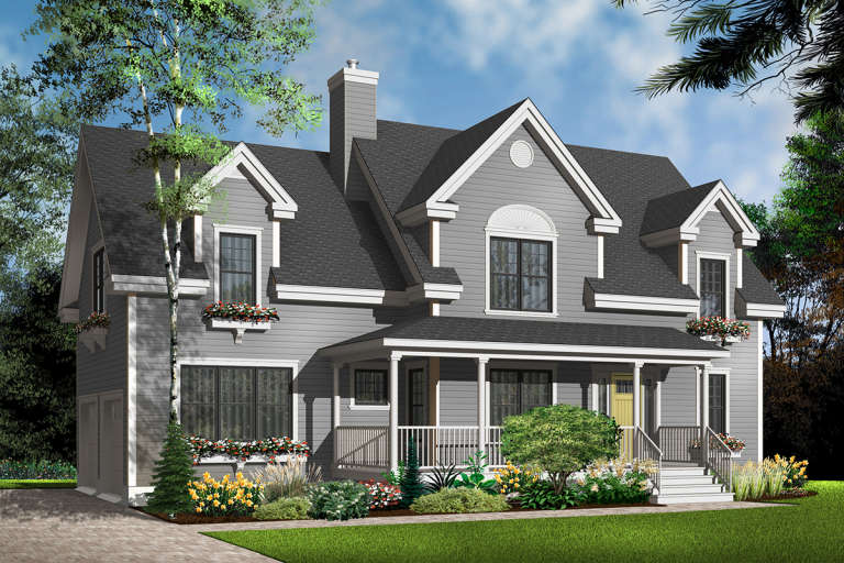 House Plan House Plan #10360 Front Elevation 