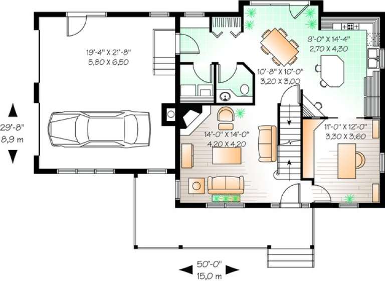 House Plan House Plan #10360 Drawing 1