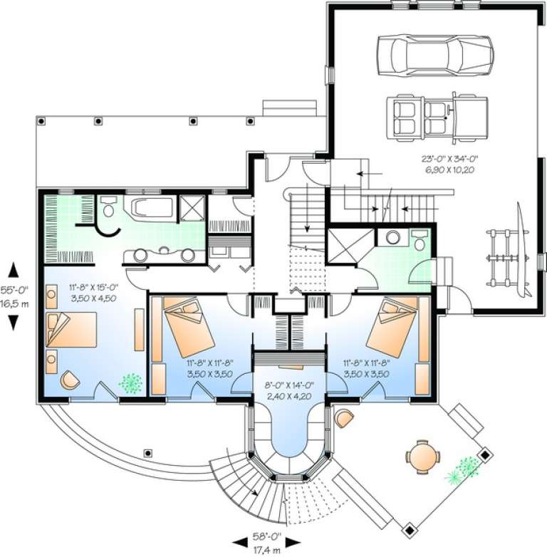 House Plan House Plan #10361 Drawing 1