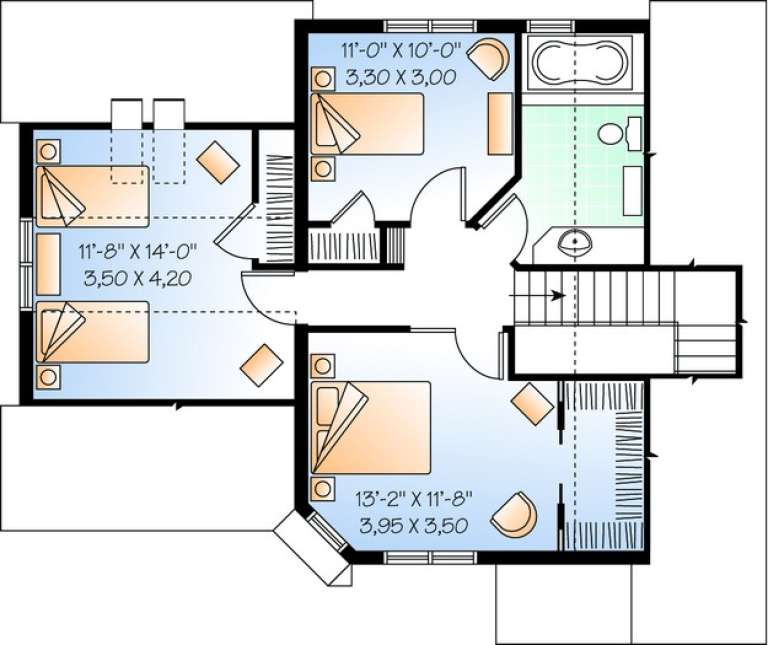 House Plan House Plan #10362 Drawing 2