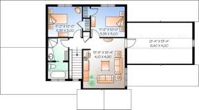 Floorplan 2 for House Plan #034-00424