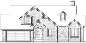 Country House Plan #034-00425 Elevation Photo