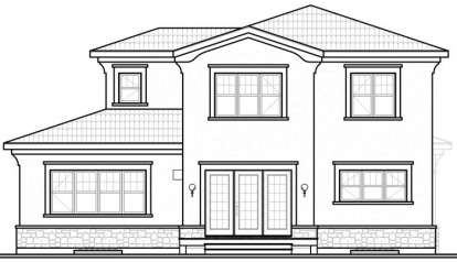 Mediterranean House Plan #034-00426 Elevation Photo