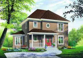 Country House Plan #034-00438 Elevation Photo
