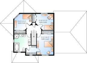 Floorplan 2 for House Plan #034-00439