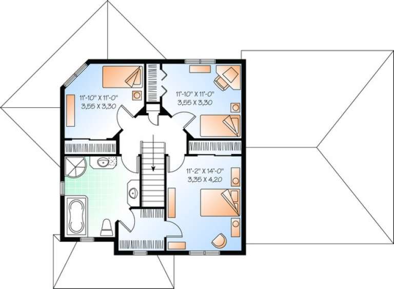 House Plan House Plan #10379 Drawing 2