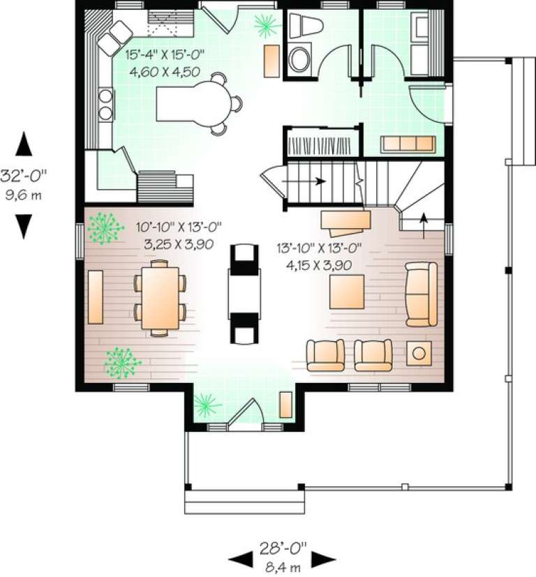 House Plan House Plan #10384 Drawing 1