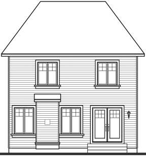 Traditional House Plan #034-00450 Elevation Photo