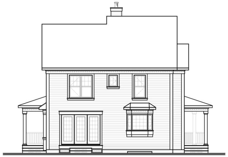 Victorian House Plan #034-00454 Elevation Photo
