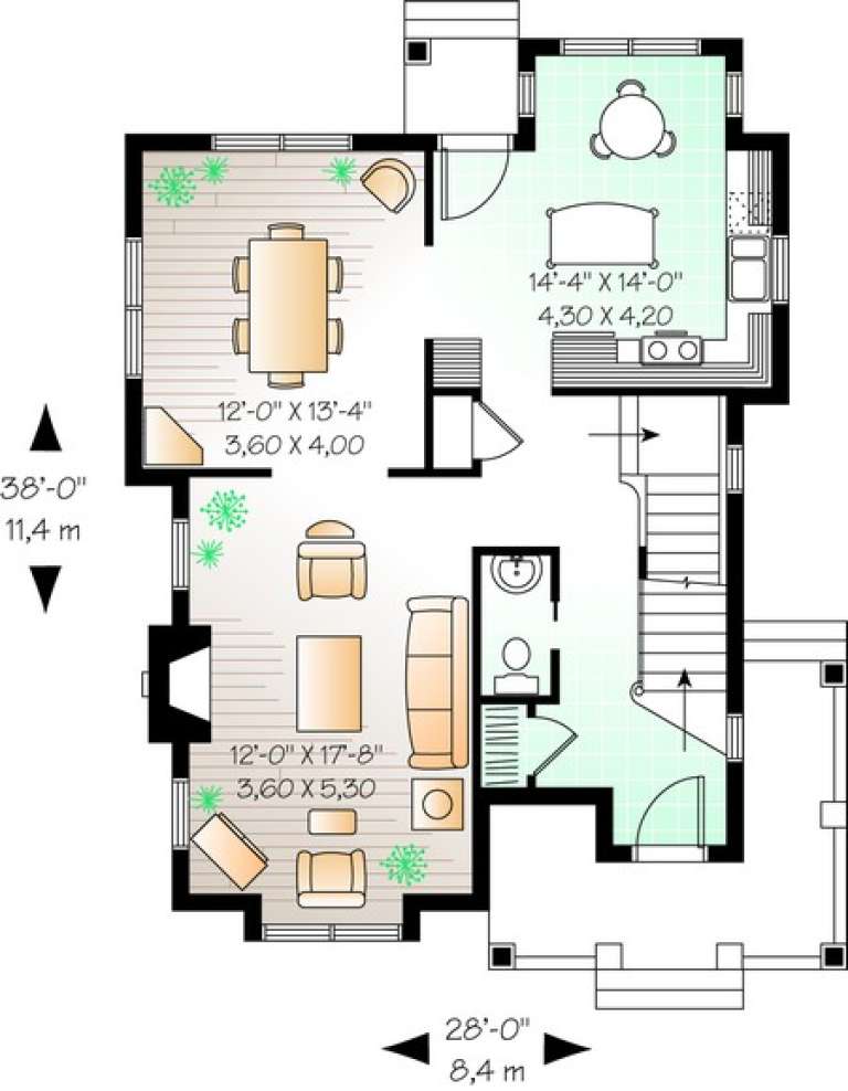 House Plan House Plan #10395 Drawing 1