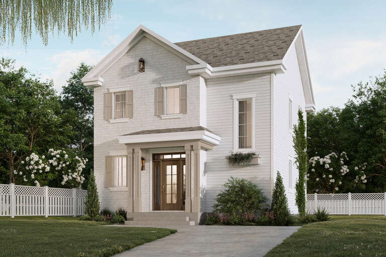 House Plan House Plan #10403 Angled Front Elevation