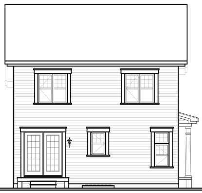 Small House Plan #034-00464 Elevation Photo