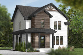 Country House Plan #034-00465 Elevation Photo