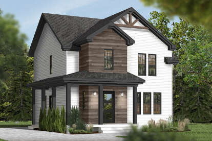 3 Bed, 1 Bath, 1660 Square Foot House Plan - #034-00465