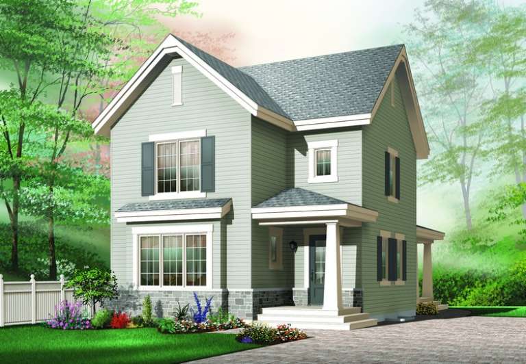 Country House Plan #034-00467 Elevation Photo