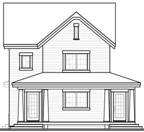 Country House Plan #034-00467 Elevation Photo