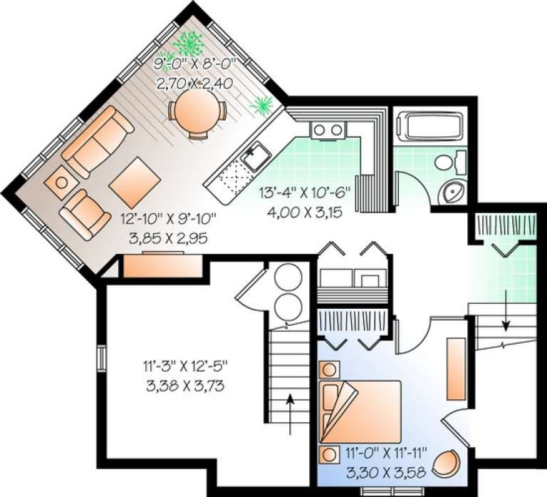 House Plan House Plan #10419 Drawing 1