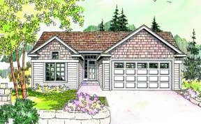 Contemporary House Plan #035-00316 Elevation Photo