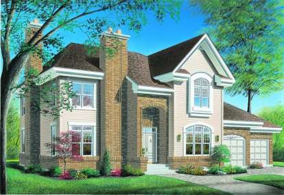 4 Bed, 3 Bath, 4075 Square Foot House Plan - #034-00495