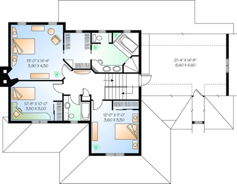 House Plan House Plan #10436 Drawing 2