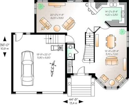 House Plan House Plan #10453 Drawing 1