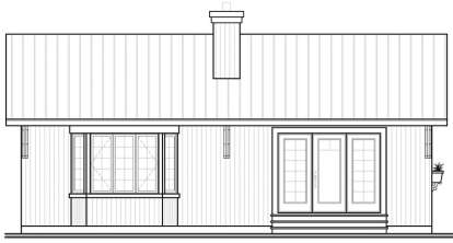 Lake Front House Plan #034-00528 Elevation Photo