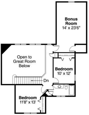 Floorplan 2 for House Plan #035-00318