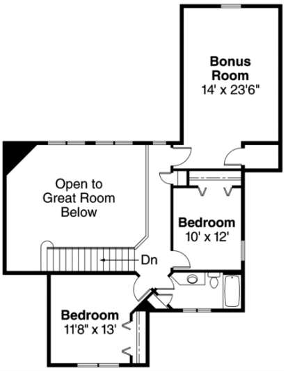 Floorplan 2 for House Plan #035-00318