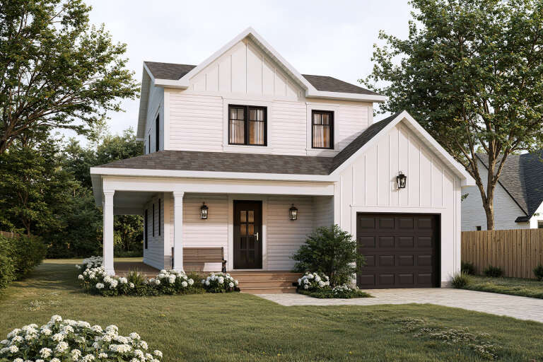 House Plan House Plan #10471 Angled Front Elevation