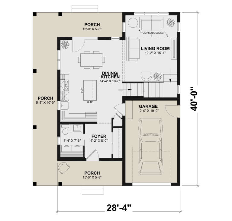House Plan House Plan #10471 Drawing 1