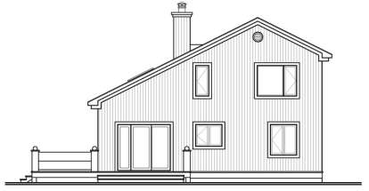 Lake Front House Plan #034-00532 Elevation Photo