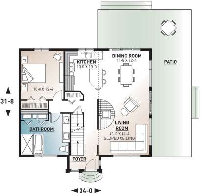 House Plan House Plan #10472 Drawing 1
