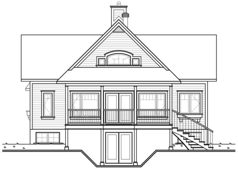Country House Plan #034-00534 Elevation Photo
