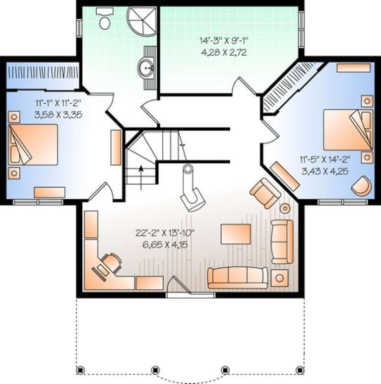 House Plan House Plan #10474 Drawing 1