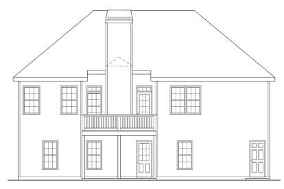 Split Foyer House Plan #009-00088 Elevation Photo