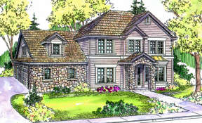 Contemporary House Plan #035-00320 Elevation Photo