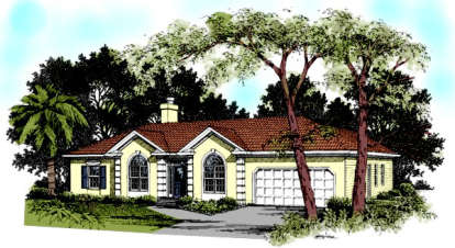 3 Bed, 2 Bath, 2020 Square Foot House Plan - #036-00078