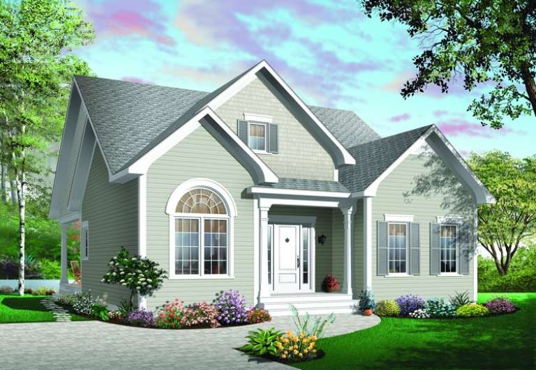 Ranch House Plan #034-00619 Elevation Photo