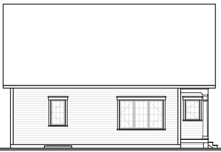 Ranch House Plan #034-00619 Elevation Photo